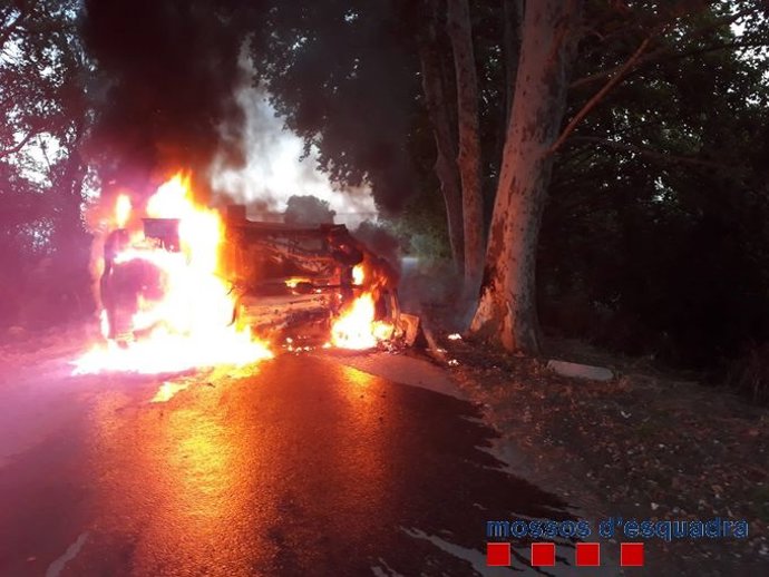 Accident a Vilanova de la Muga (Girona)