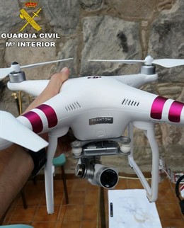 Dron intervenido