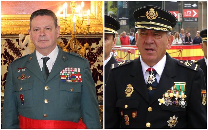 Lauerntino Ceña y José Ángel González, nuevos DAO de Guardia Civil y Policía