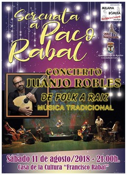 Cartel de la Serenata a Paco Rabal