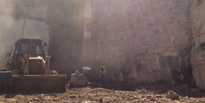 Muralla liberada en Zamora 9-8-2018