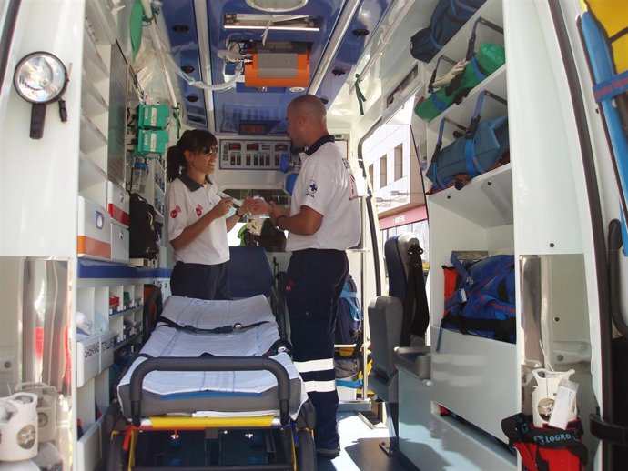 Ambulancia sanitarizada del SUC