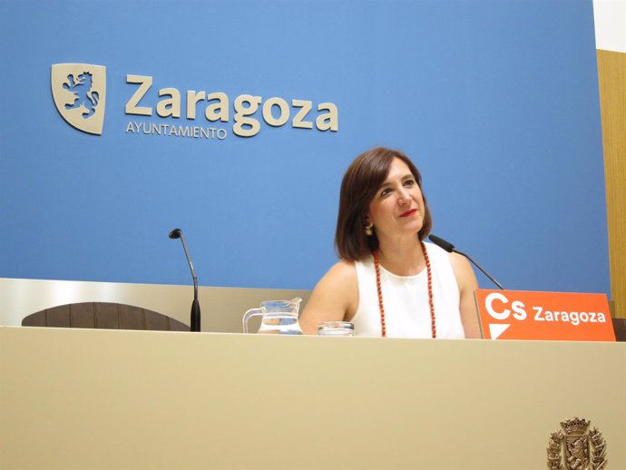 Portavoz de Ciudadanos en el Ayuntamiento de Zaragoza, Sara Fernández