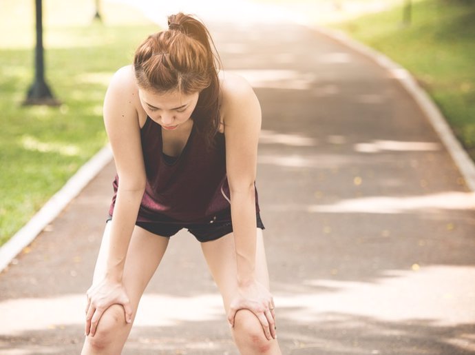 Mujer, ejercicio, depresión, deporte, correr