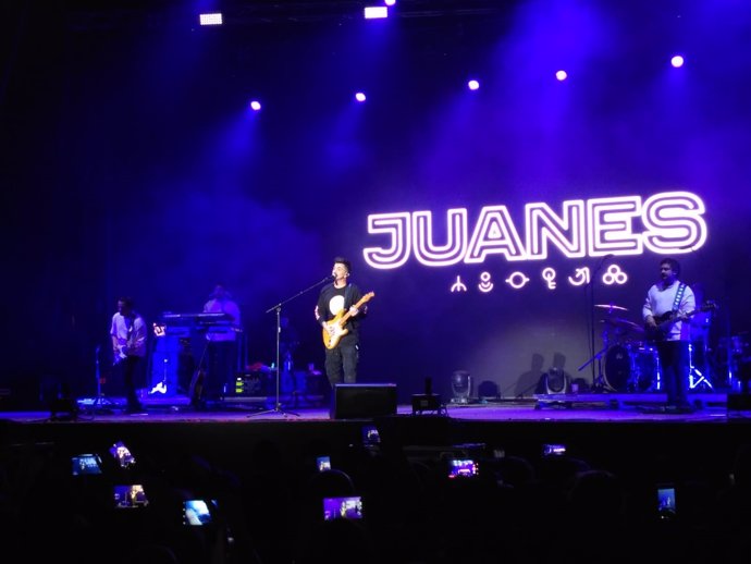 Concierto de Juanes en Castrelos, en Vigo, en 2018