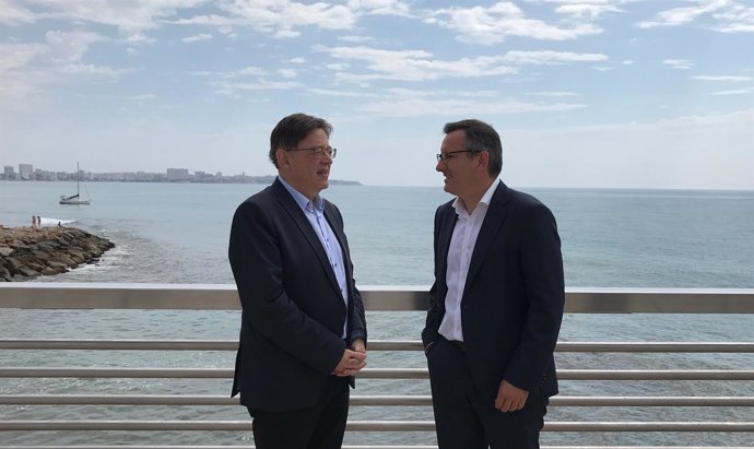 Ximo Puig y Diego Conesa, este jueves en Alicante