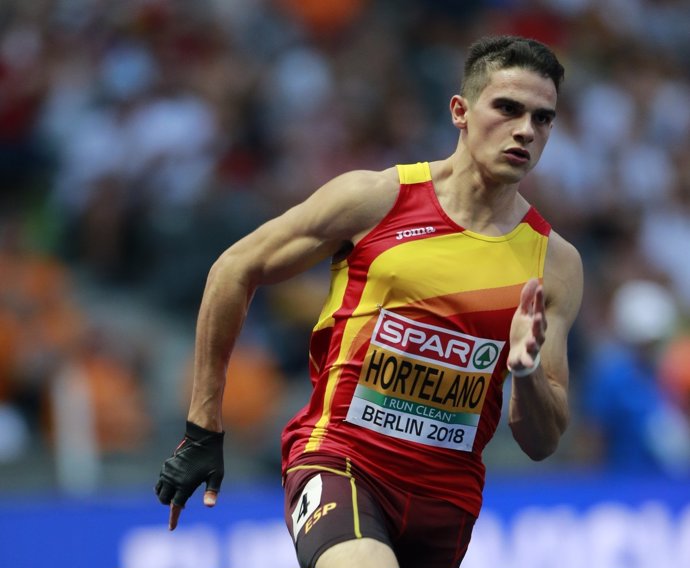 El atleta español Bruno Hortelano