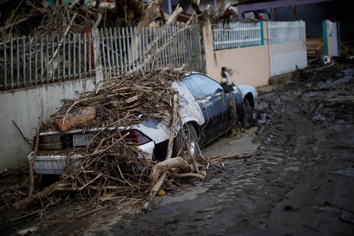 Daños por el paso del huracán 'Maria' en Puerto Rico