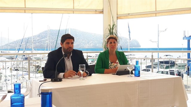 López Miras y Arroyo, en la rueda de prensa