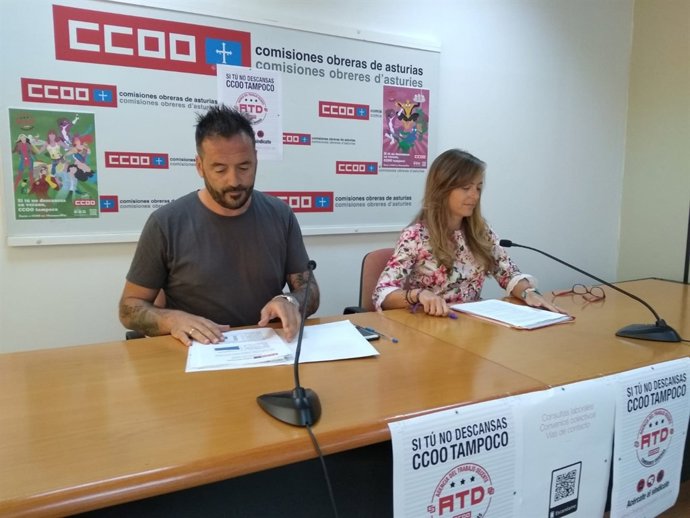 Rueda de prensa de CCOO.