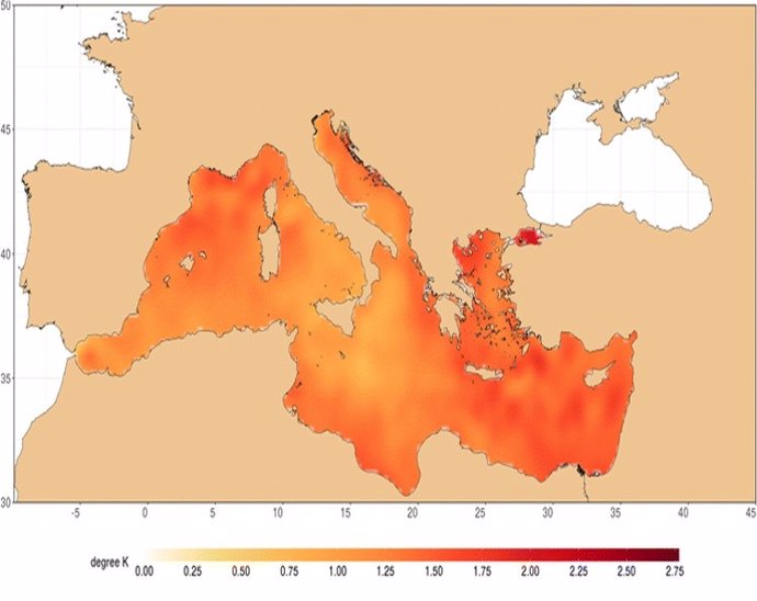 El mar Mediterráneo alcanza los 30ºC por la ola de calor