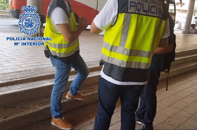 Detenidos dos carteristas a su llega a Huesca