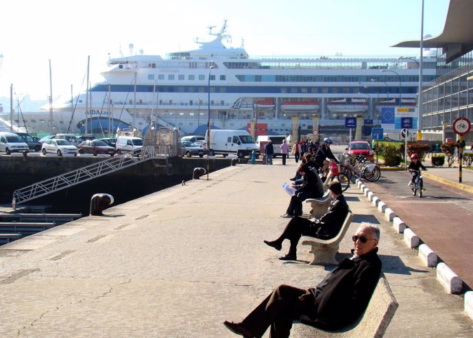 Crucero en el Puerto de A Coruña