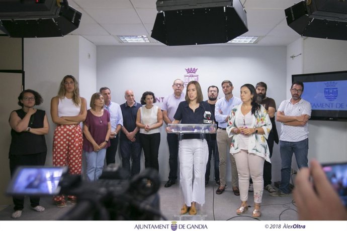 Rueda de prensa del Ayuntamiento de Gandia