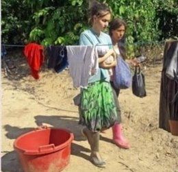 La joven patricia Aguilar vuela hacia España