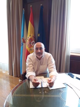 El delegado del Gobierno, el socialista Javier Losada, en una entrevista con EP