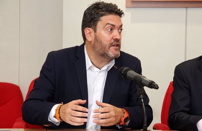 El portavoz regional de Ciudadanos, Miguel Sánchez