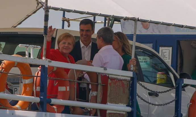 Reunión de Sánchez y Merkel en Sanlúcar de Barrameda (Cádiz)