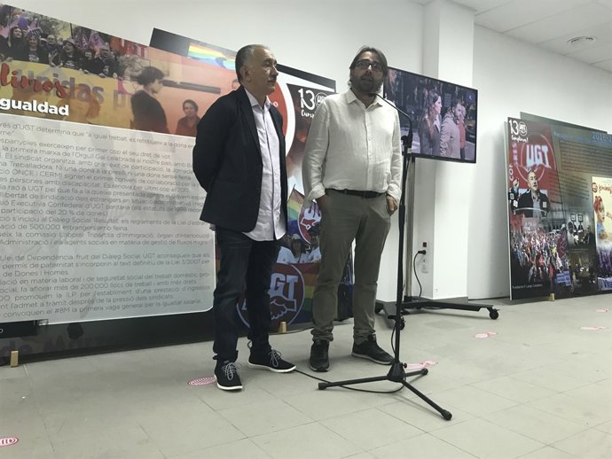El secretari general d'UGT Catalunya, Camil Ros