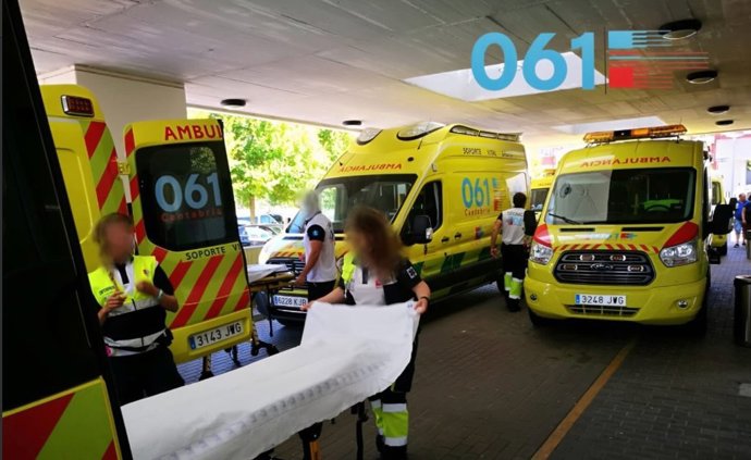 Traslado del hombre a Valdecilla