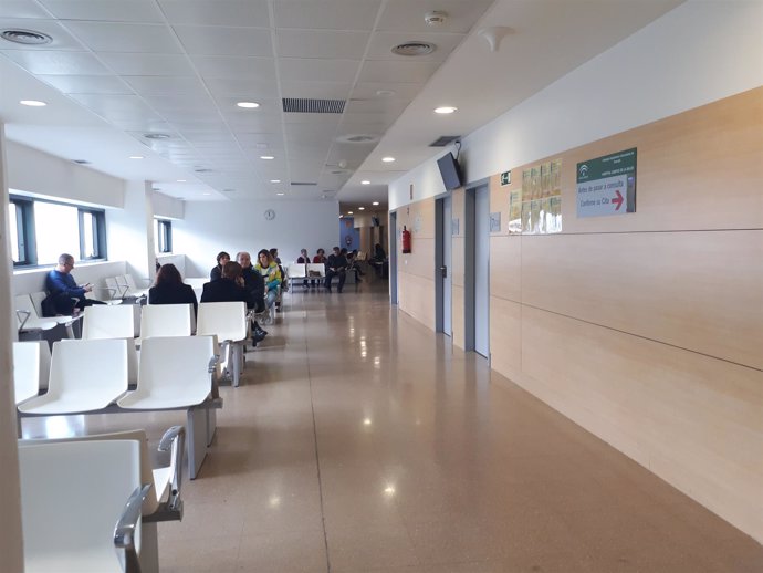 Sala de espera de Oncología en el Hospital del Campus de la Salud