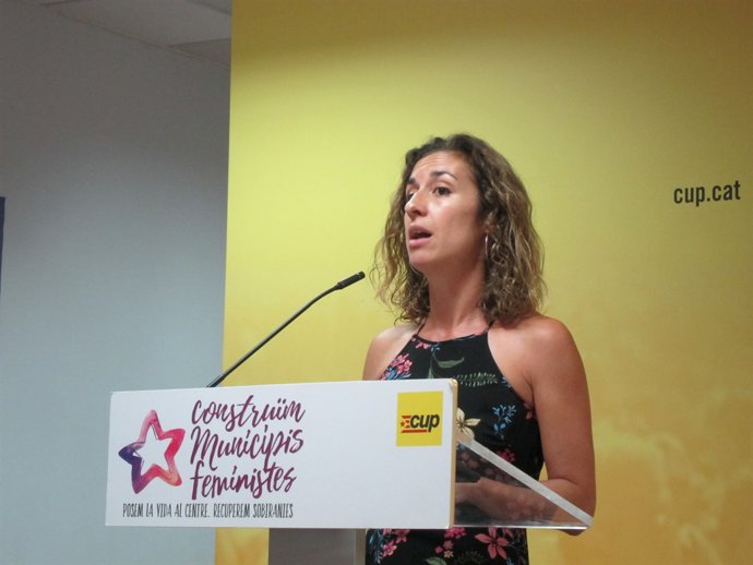 La portaveu del Secretariat Nacional de la CUP, Laia Estrada