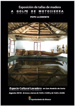 Cartel de la exposición de Pepe Llorente. 