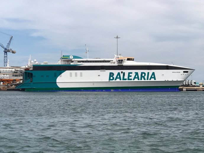 El buque Cecilia Payne de Baleària