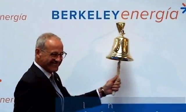 El consejero delegado de Bekerley Energía, Paul Atherley, en su debut en Bolsa