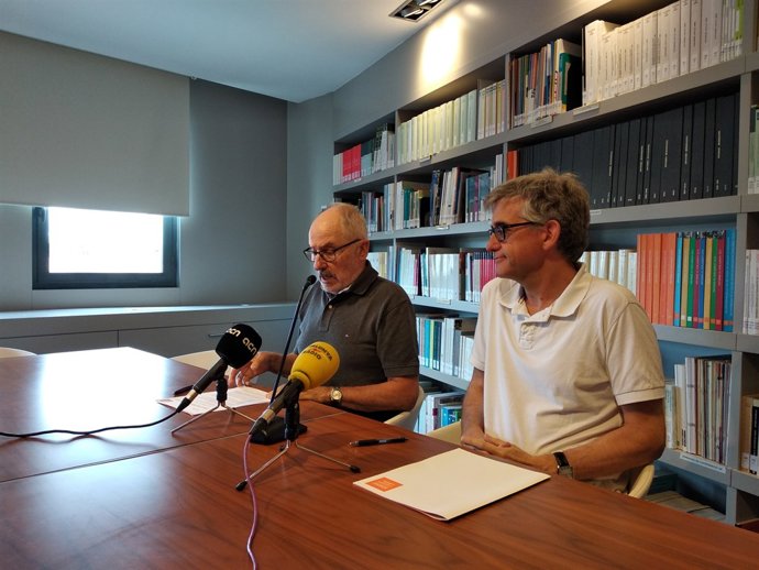 El Síndic de Greuges, Rafael Ribó i l'adjunt general al Síndic, Jaume Saura