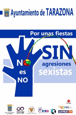 Cartel de la campaña 'No es no' de Tarazona.
