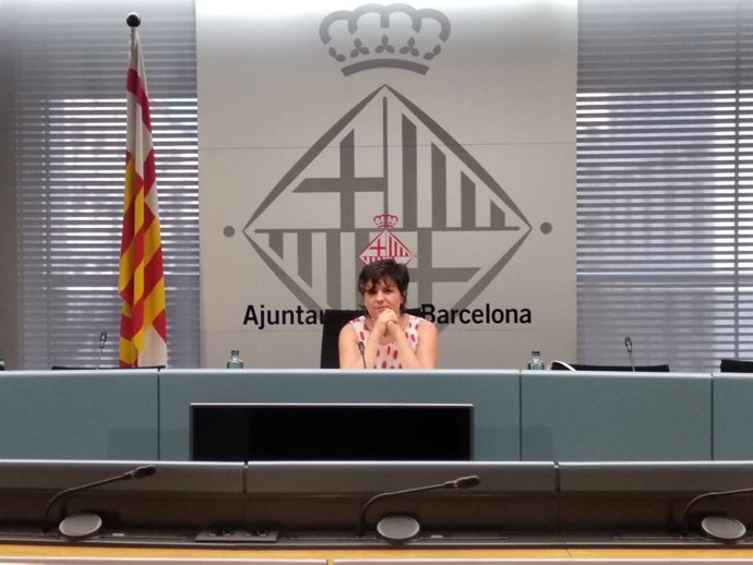 La regidora de Ciutat Vella, Gal·la Pin