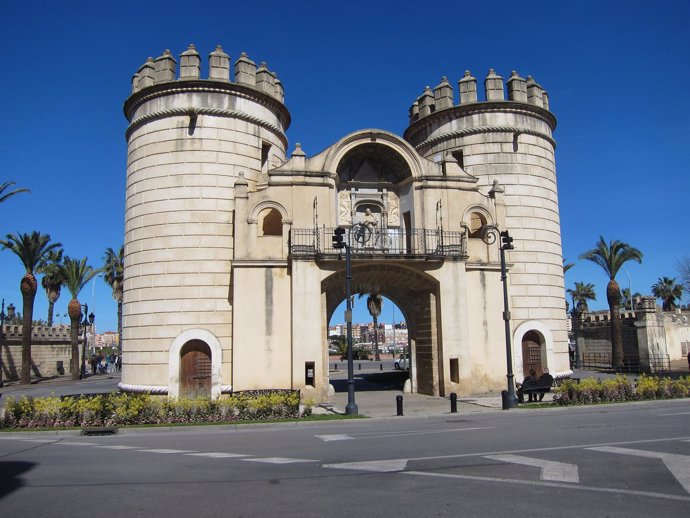 Puerta Palmas, en Badajoz 