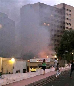 Exterior de Urgencias del Hospital de La Candelaria
