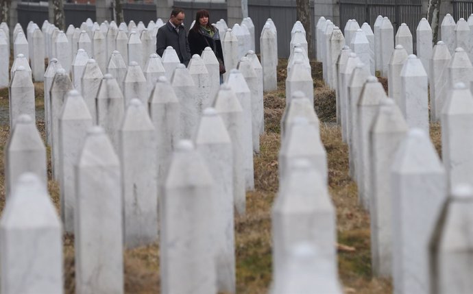 Centro memorial de Potocari, cerca de Srebrenica