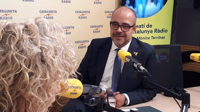 El conseller d'Interior, Miquel Buch, a Catalunya Ràdio