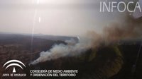 Libertad con cargos para el menor detenido como presunto autor de dos incendios en Calañas