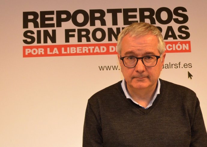 Alfonso Armada, presidente de la Sección Española de Reporteros Sin Fronteras.