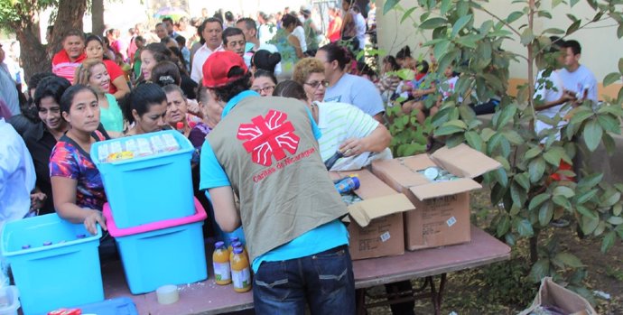 Cáritas ayudando a la población de Nicaragüa