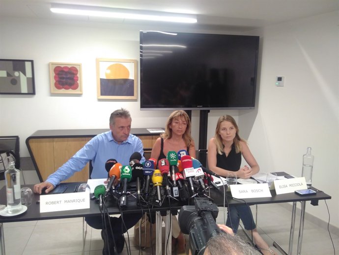 Roberto Manrique, Sara Bosch i Elisa Micciola