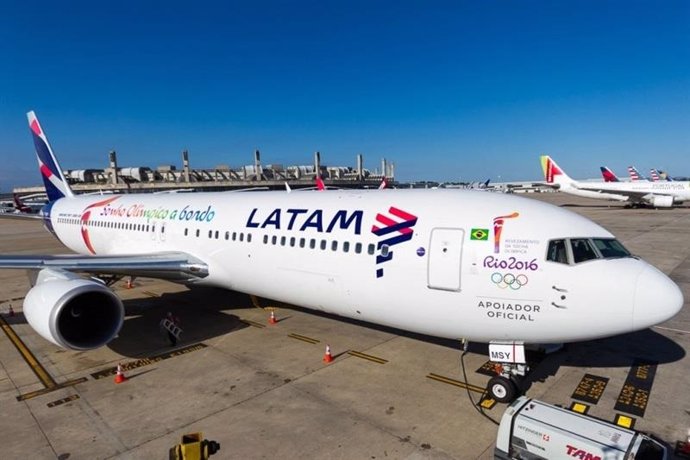 Avión de LATAM Airlines