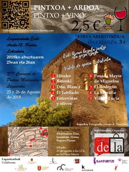 Cartel del 'Concurso de Pintxos Medievales'