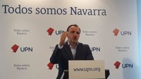 Esparza (UPN) dice, sobre el desalojo del 'gaztetxe', que "once meses después se cumple la ley"