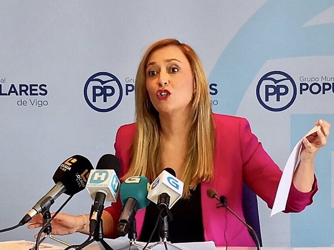 A portavoz do PP de Vigo, Elena Muñoz