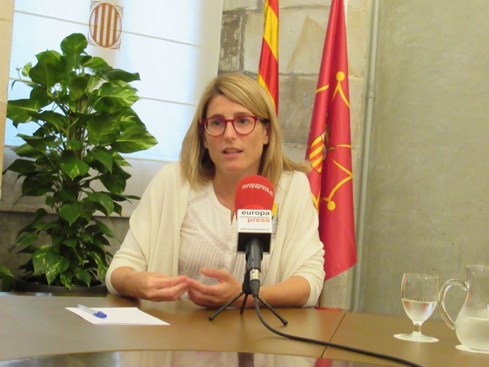 La consellera de Presidència de la Generalitat, Elsa Artadi