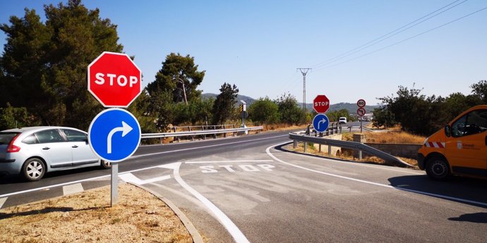 Tráfico, señales, stop, carretera