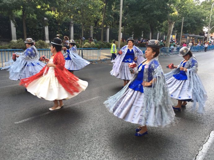 Los bolivianos celebran la fiesta de la Virgen de  Urkupiña