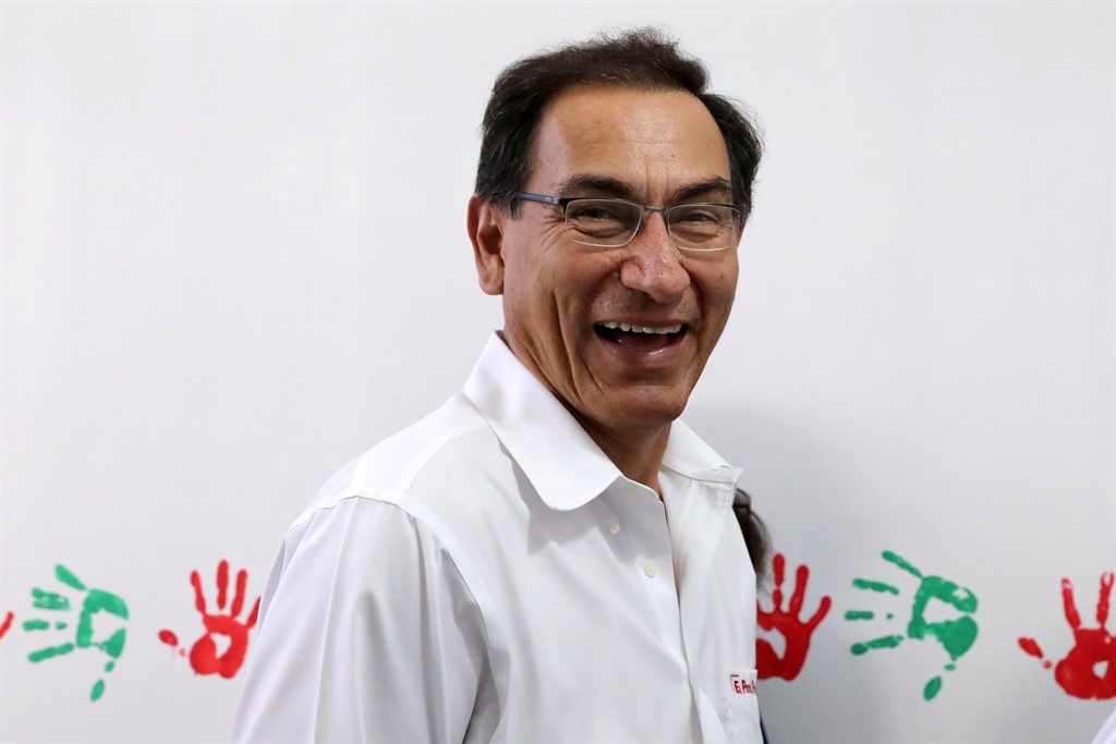 La popularidad de Vizcarra en Perú sube hasta situarse en el 46 La popularidad de Vizcarra en Perú sube hasta situarse en el 46