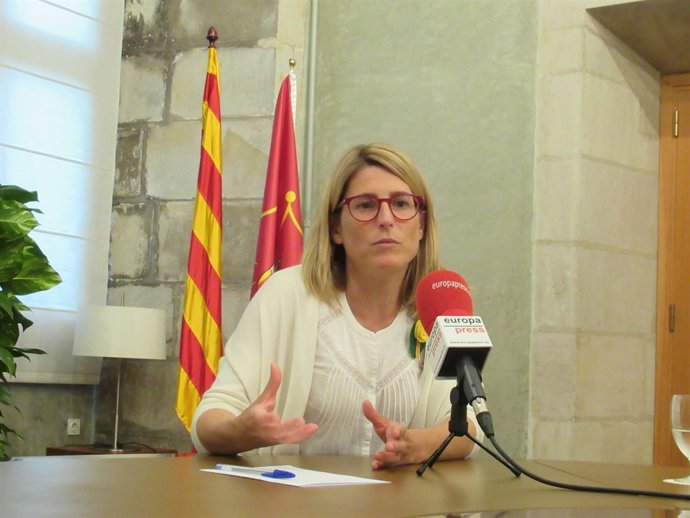 La consellera de Presidència de la Generalitat, Elsa Artadi