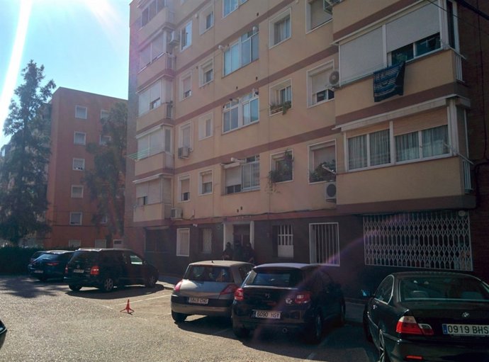 Habitatge de l'atacant a la comissaria dels Mossos d'Esquadra a Cornellà